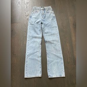 Light blue denim jeans